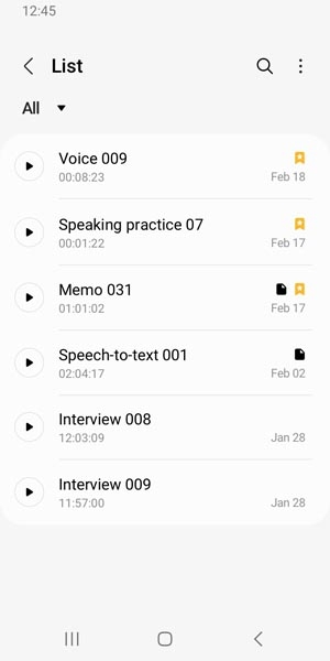三星录音机app官方版(Voice Recorder)