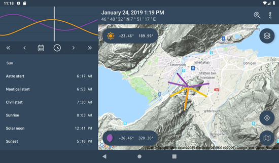 太阳星历表App官方版(Ephemeris)