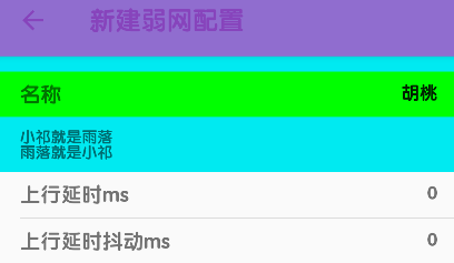 胡桃弱网10.0参数