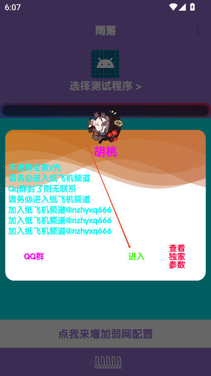 胡桃弱网10.0参数