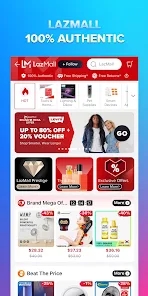 Lazada跨境电商平台截图