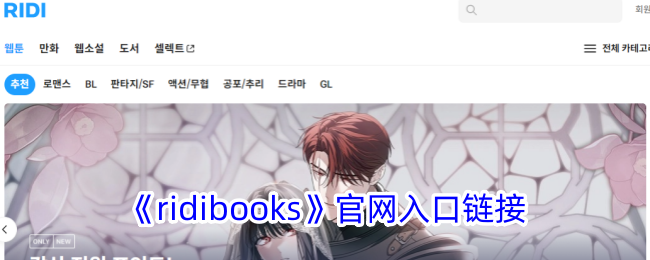 《Ridibooks官网入口》