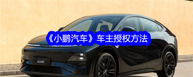 小鹏汽车车主授权指南