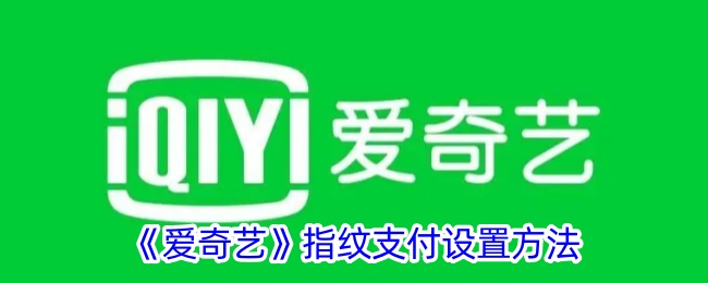 爱奇艺指纹支付设置教程