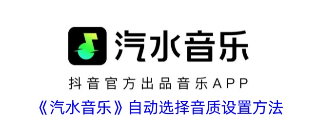 《汽水音乐》音质设置自动选择方法