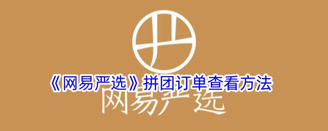 《网易严选》查看拼团订单的方法