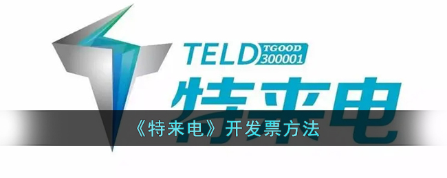 《特来电开票指南》