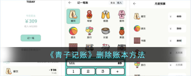 《青子记账》删除账本教程