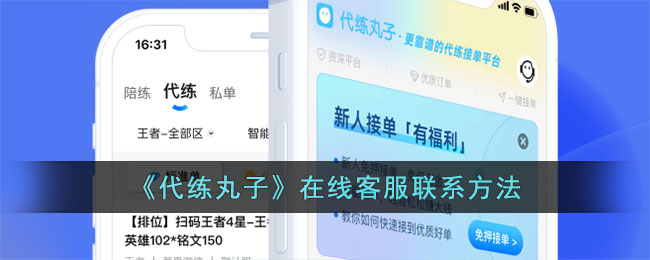 《代练丸子》客服联系方式