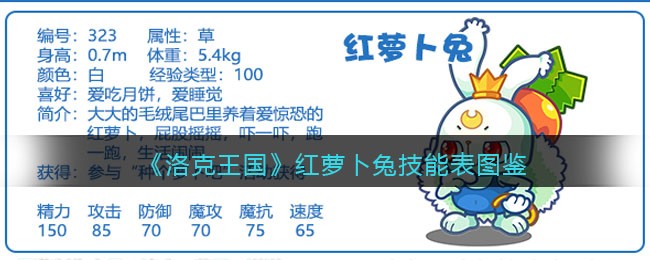 《洛克王国》红萝卜兔技能图鉴