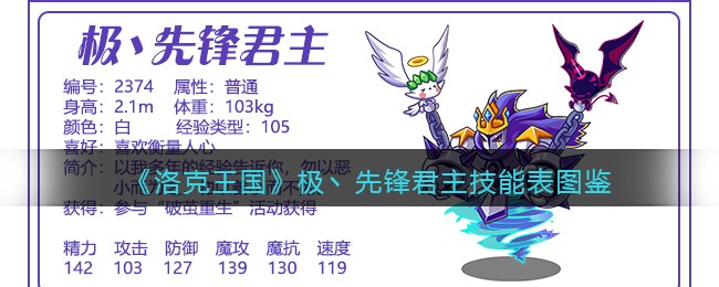 《洛克王国》极·先锋君主技能图鉴