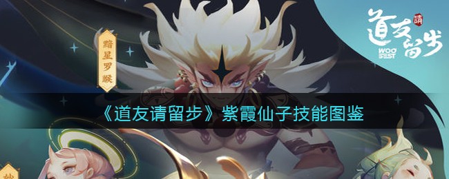 《道友请留步》紫霞仙子技能解析